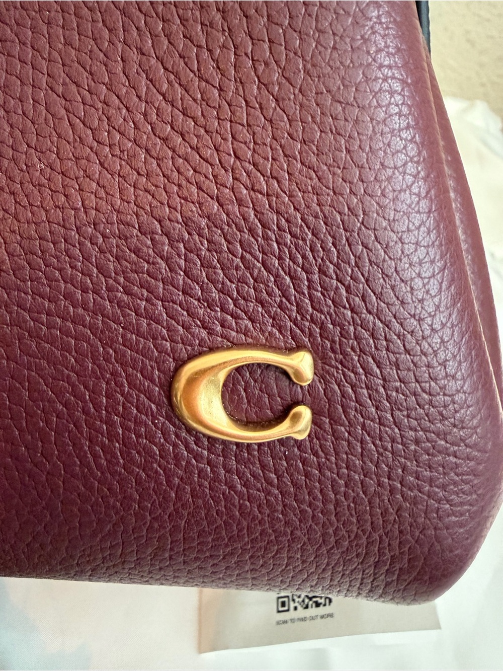COACH Merlot Lana 23  Handbag EUC HTF - Picture 9 of 10